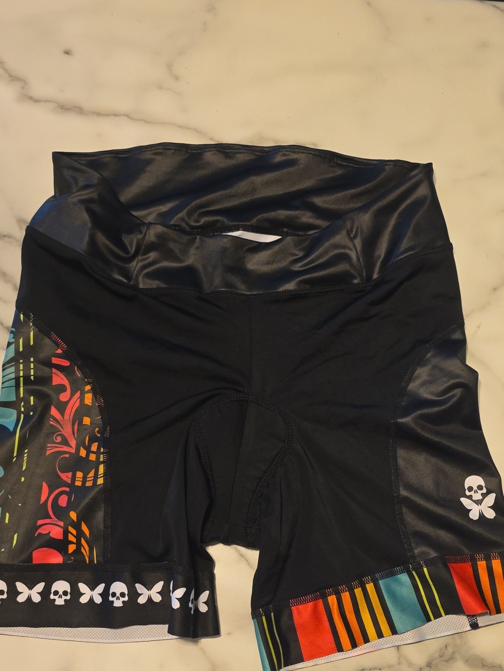 Betty Design Black and White tri swim Bottoms